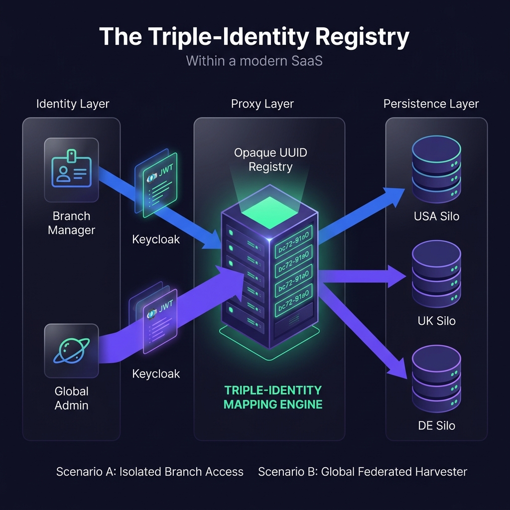Triple-Identity Registry Diagram